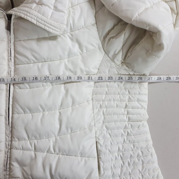 DKNY Built-in Vest Hooded Puffer Coat - Picture 11 of 16